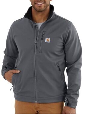 Men’s Carhartt Rain Defender Relaxed Fit Heavyweight Softshell Jacket Size M